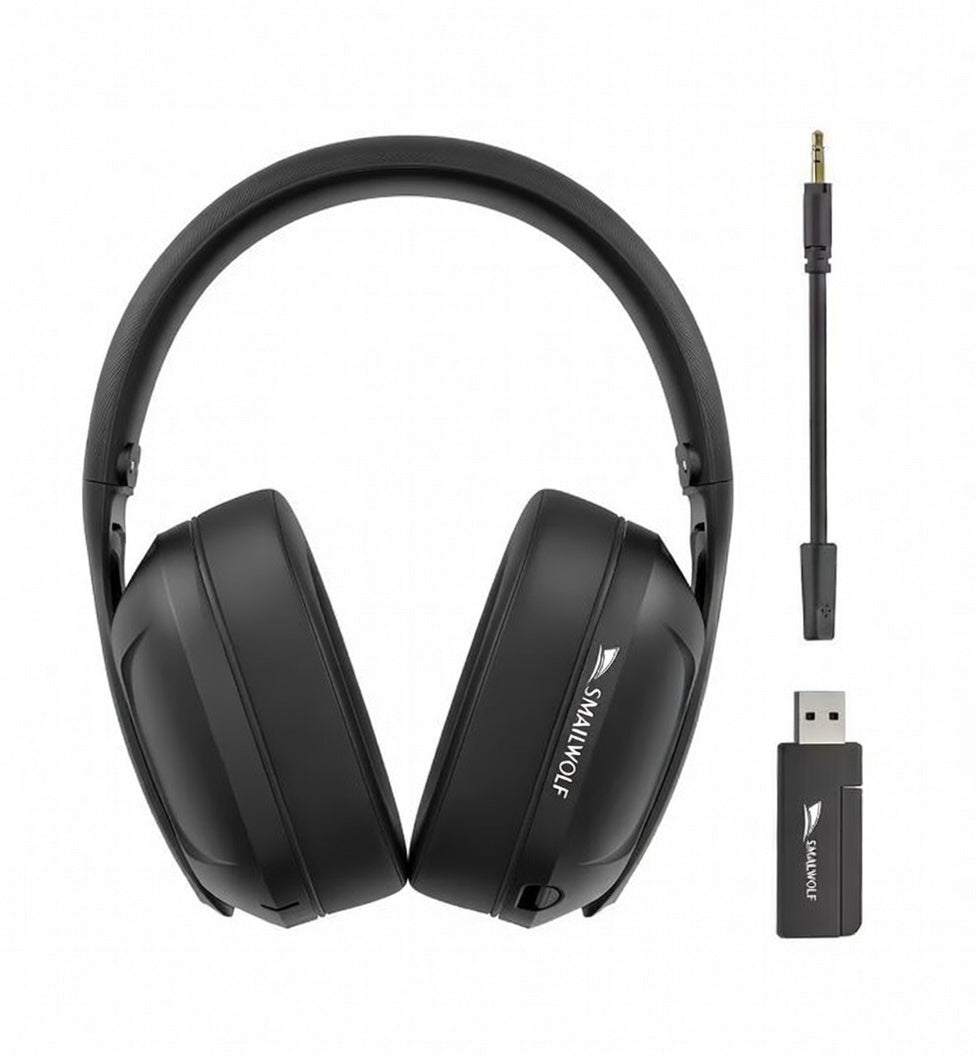 Auriculares inalámbricos Bluetooth SmaILWOLF L80 con cable y tres modos para juegos