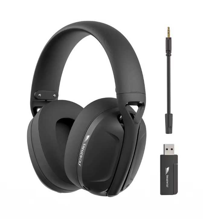 Auriculares inalámbricos Bluetooth SmaILWOLF L80 con cable y tres modos para juegos
